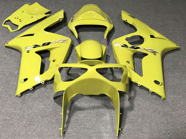 2003-2004 Kawasaki ZX6R Motorcycle Fairings - Yellow Canada Websites