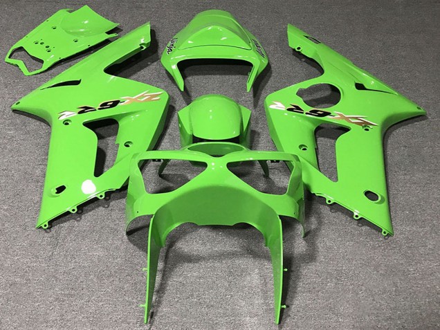 2003-2004 Kawasaki ZX6R Motorcycle Fairings - Light Green Canada Websites