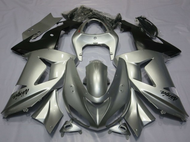 2003-2004 Kawasaki ZX6R Motorcycle Fairings - Silver Canada Websites