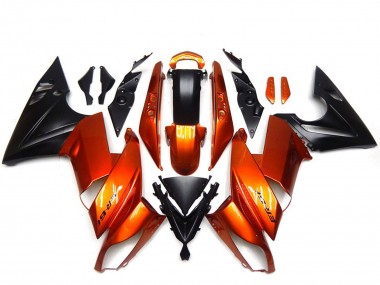 2009-2011 Kawasaki Ninja 650R Motorcycle Fairings - Orange Black Canada Websites