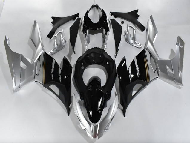2018-2024 Kawasaki Ninja 400 Motorcycle Fairings - Silver Glossy Black Canada Websites