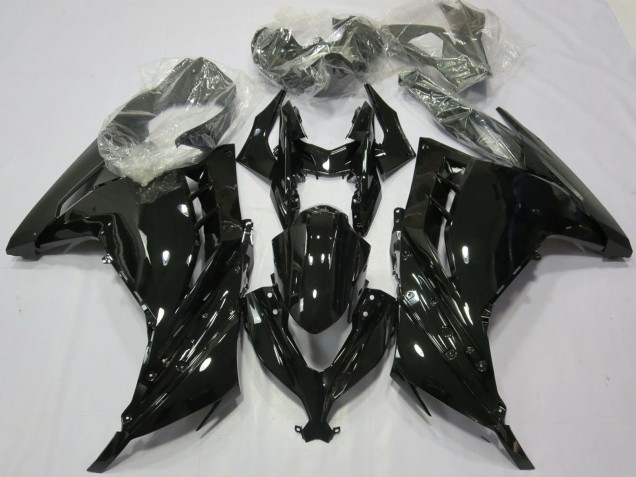 2013-2024 Kawasaki Ninja 300 Motorcycle Fairings - Glossy Black Canada Websites