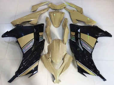 2013-2024 Kawasaki Ninja 300 Motorcycle Fairings - Desert Tan Black Canada Websites