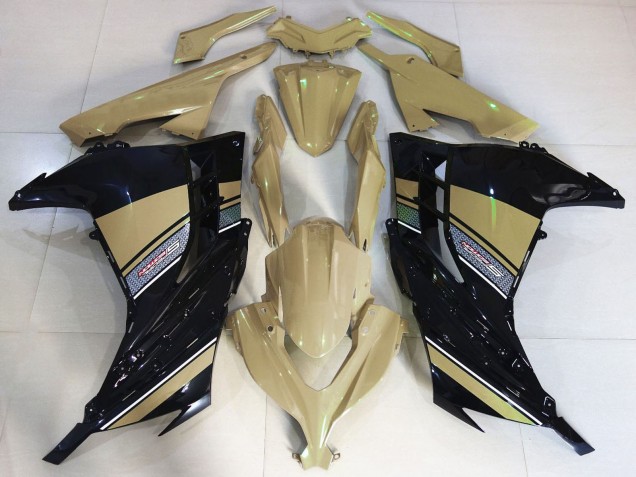 2013-2024 Kawasaki Ninja 300 Motorcycle Fairings - Desert Tan Black Canada Websites