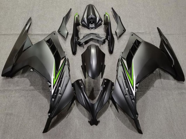 2013-2024 Kawasaki Ninja 300 Motorcycle Fairings - Matte Black Green Canada Websites
