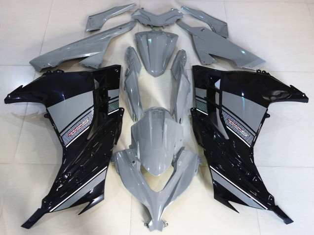 2013-2024 Kawasaki Ninja 300 Motorcycle Fairings - Nardo Grey Black Canada Websites