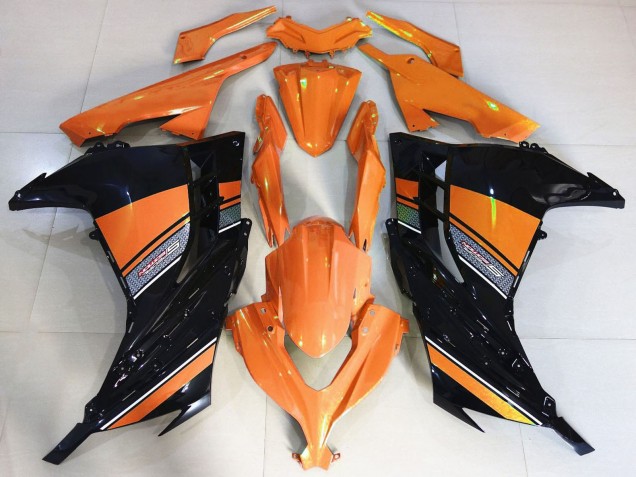 2013-2024 Kawasaki Ninja 300 Motorcycle Fairings - Orange Black Canada Websites