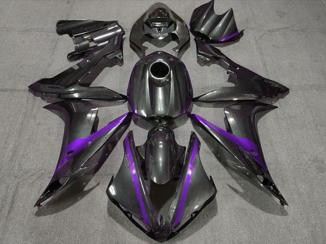 2004-2006 Yamaha R1 Motorcycle Fairings - Carbon Fiber Style Purple Canada Websites