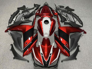 2015-2018 Yamaha R3 Motorcycle Fairings - Red White Glossy Black Canada Websites