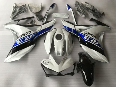 2015-2018 Yamaha R3 Motorcycle Fairings - White Blue Black Canada Websites