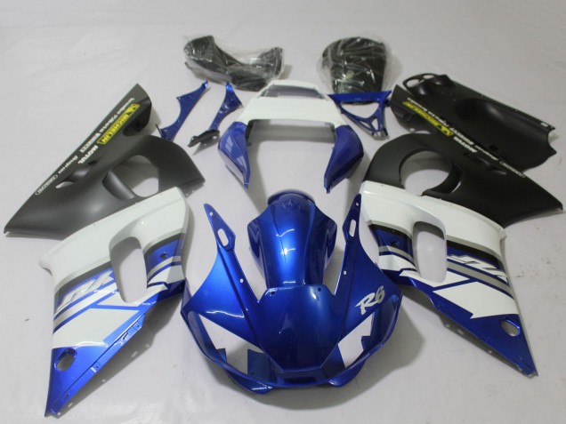 1998-2002 Yamaha R6 Motorcycle Fairings - White Blue Matte Black Yellow Canada Websites