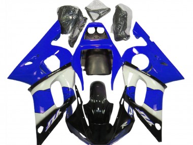 1998-2002 Yamaha R6 Motorcycle Fairings - Blue White Glossy Black Canada Websites