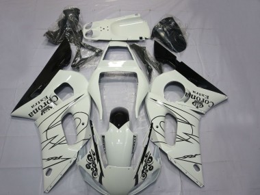 1998-2002 Yamaha R6 Motorcycle Fairings - White Black Corona Motul Canada Websites