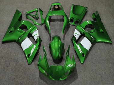 1998-2002 Yamaha R6 Motorcycle Fairing - Green White Canada Websites