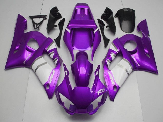 1998-2002 Yamaha R6 Motorcycle Fairings - Purple White Canada Websites
