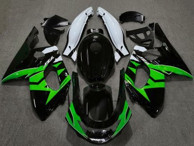 1996-2007 Yamaha YZF600R Thundercat Motorcycle Fairings - Glossy Black Green White Canada Websites