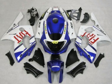 1996-2007 Yamaha YZF600R Thundercat Motorcycle Fairings - White Blue Fiat Motul Canada Websites