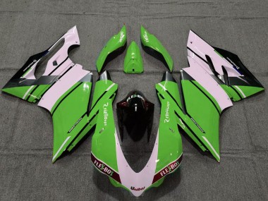 2015-2020 Ducati 959 1299 Motorcycle Fairings - White Green Glossy Black Unibat Flex-Box OEM Style Canada Websites