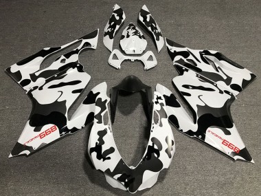 2011-2014 Ducati 899 Motorcycle Fairings - White Black Camouflage Canada Websites