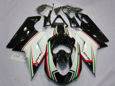 2007-2014 Ducati 848 Motorcycle Fairings - White Red Green Glossy Black Canada Websites