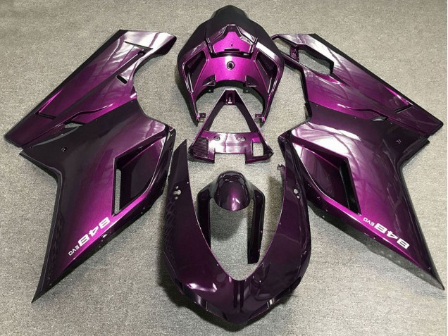 2007-2014 Ducati 848 Motorcycle Fairings - Purple Canada Websites