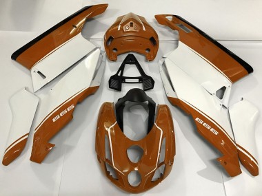 2003-2004 Ducati 999 Motorcycle Fairings - White Brown Black Canada Websites