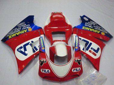 1993-2005 Ducati 748 916 996 998 Motorcycle Fairings - White Red Blue Fila Canada Websites
