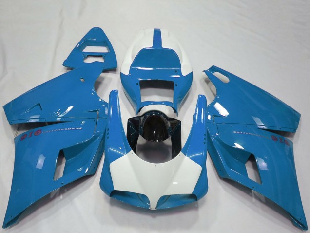 1993-2005 Ducati 916 Motorcycle Fairings - Light Blue Glossy Black Canada Websites