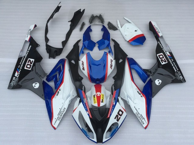2017-2018 BMW S1000RR Motorcycle Fairings - White Blue Red Glossy Black OEM Style Canada Websites