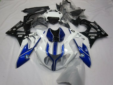 2015-2016 BMW S1000RR Motorcycle Fairings - White Blue Glossy Black Canada Websites