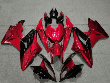 2009-2014 BMW S1000RR Motorcycle Fairings - Red Glossy Black Canada Websites