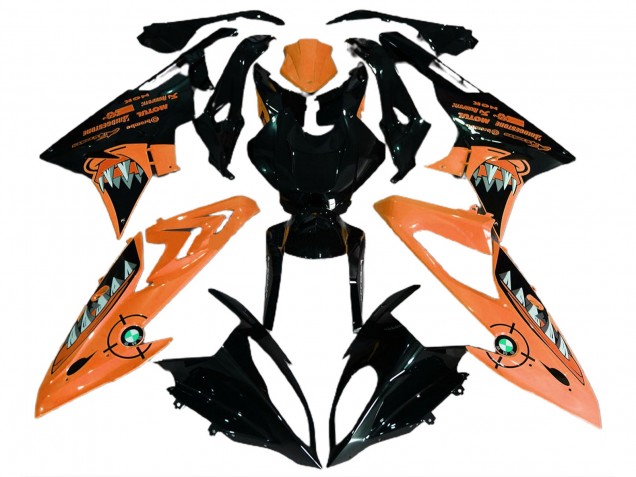 2015-2016 BMW S1000RR Motorcycle Fairings - Orange Glossy Black Shark Canada Websites