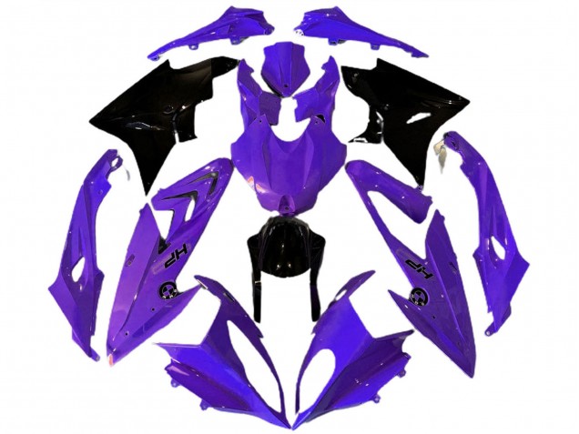 2009-2014 BMW S1000RR Motorcycle Fairings - Purple Glossy Black HP Canada Websites