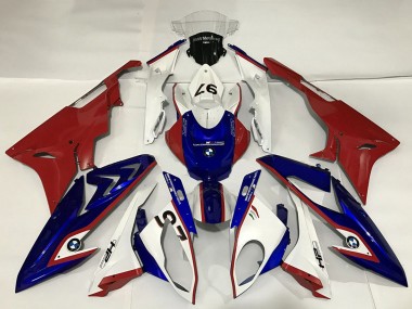 2015-2016 BMW S1000RR Motorcycle Fairings - White Red Blue Canada Websites