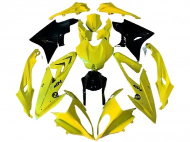 2009-2014 BMW S1000RR Motorcycle Fairings - Yellow Glossy Black HP Canada Websites