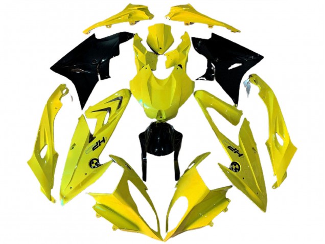 2009-2014 BMW S1000RR Motorcycle Fairings - Yellow Glossy Black HP Canada Websites