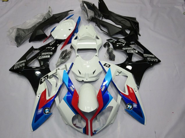 2009-2014 BMW S1000RR Motorcycle Fairings Kit - White Red Blue Glossy Black Canada Websites