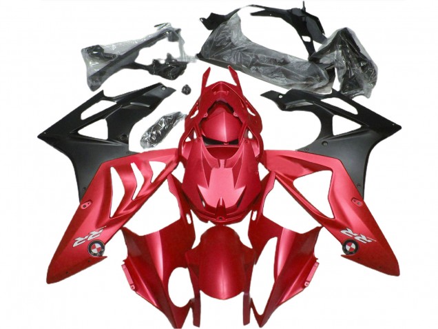 2009-2014 BMW S1000RR Motorcycle Fairing - Red Matte Black Canada Websites