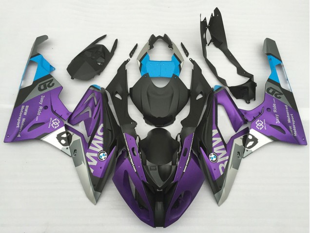 2017-2018 BMW S1000RR Motorcycle Fairings - Silver Purple Blue Matte Black Canada Websites