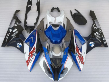2015-2016 BMW S1000RR Motorcycle Fairings - White Blue Matte Black OEM Style Canada Websites