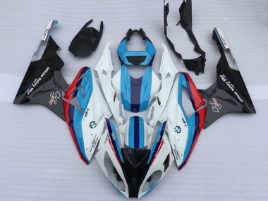 2009-2014 BMW S1000RR Motorcycle Fairings - White Red Light Blue Glossy Black OEM Style Canada Websites