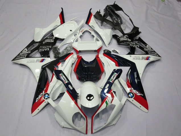 2009-2014 BMW S1000RR Motorcycle Fairing Kits - White Red Glossy Black Canada Websites