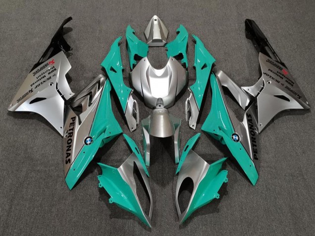 2009-2014 BMW S1000RR Motorcycle Fairings - Silver Green Teal Black Canada Websites