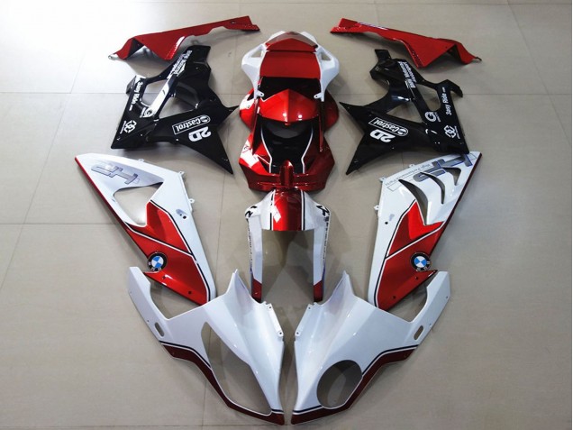 2009-2014 BMW S1000RR Motorcycle Fairings - White Red Glossy Black Canada Websites