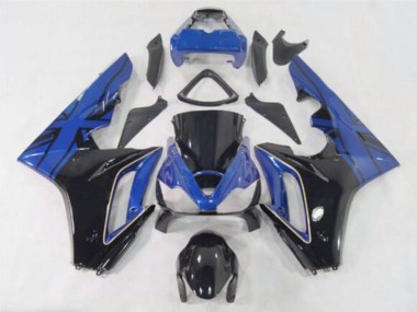 2006-2008 Triumph Daytona 675 Motorcycle Fairings - Blue Glossy Black Canada Websites