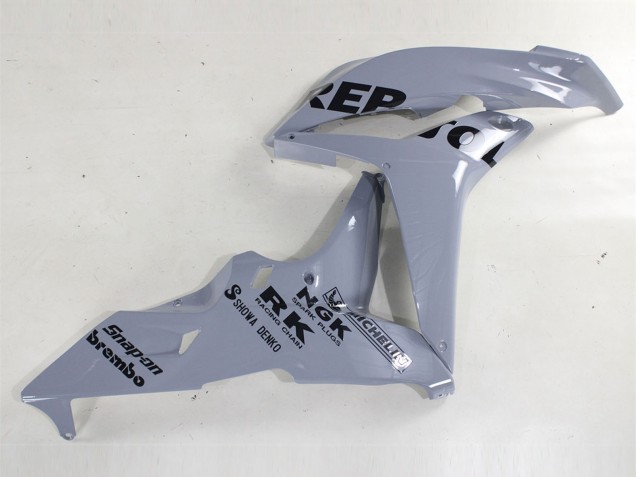 2007-2008 Honda CBR600RR Motorcycle Fairings - Nardo Grey Black Repsol Canada Websites