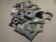2009-2012 Honda CBR600RR Motorcycle Fairings - Dark Nardo Grey Yellow Canada Websites