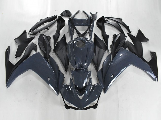 2015-2018 Yamaha YZF R3/R25 Motorcycle Fairings - Dark Grey Matte Black Canada Websites