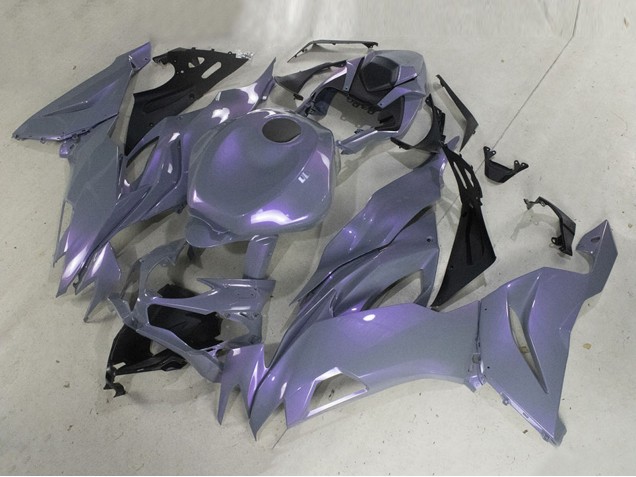 2019-2022 Kawasaki ZX6R Motorcycle Fairings - Chameleon Grey Dazz Pearl Purple Canada Websites
