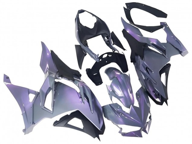2024-2025 Kawasaki Ninja 500 EX500R Motorcycle Fairings - Chameleon Grey Dazz Pearl Purple Canada Websites
